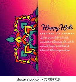  Colorful  background for holi festival