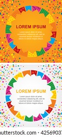Colorful background for holiday card