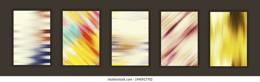 Colorful background illustration. Abstract gradient artwork. Minimal flat style