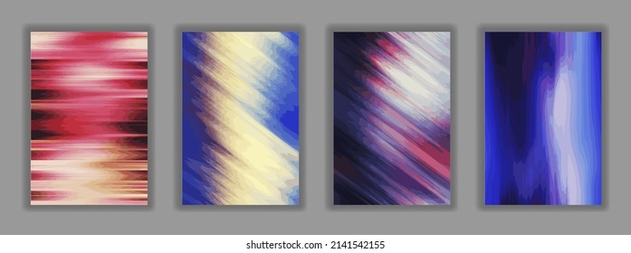 Colorful background illustration. Abstract gradient artwork. Minimal flat style