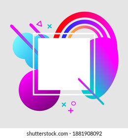 colorful background illustration. modern and cool design