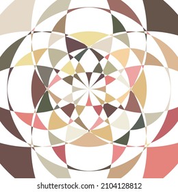 colorful background with intersecting circles 
