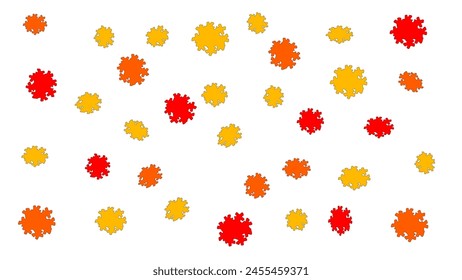 Colorful background of line shape crossing design. Surface pattern of ceramic floor. Tablecloth and wrapped paper gift design concept. 