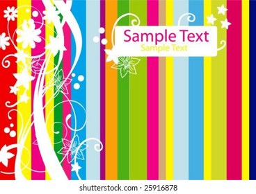 Colorful background with lines