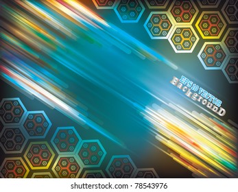 Colorful background of the lines, the circular design elements