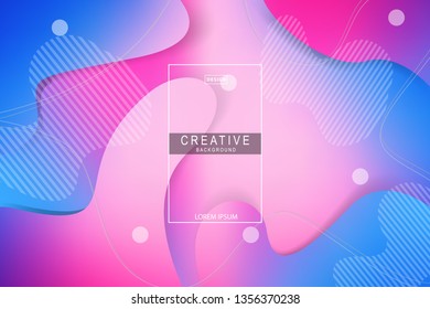 Colorful background. Liquid composition. designs for posters, leaflets, vector illustrations