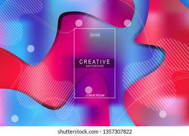 Colorful background. Liquid composition. designs for posters, leaflets, vector illustrations