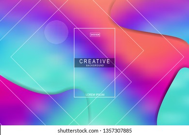 Colorful background. Liquid composition. designs for posters, leaflets, vector illustrations