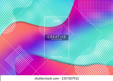 Colorful background. Liquid composition. designs for posters, leaflets, vector illustrations