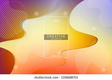 Colorful background. Liquid composition. designs for posters, leaflets, vector illustrations