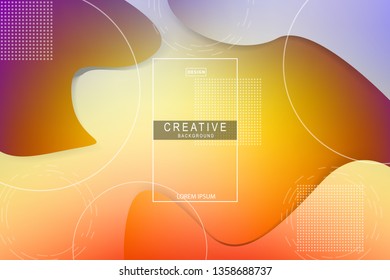 Colorful background. Liquid composition. designs for posters, leaflets, vector illustrations