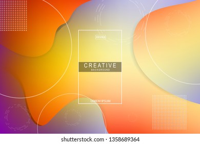 Colorful background. Liquid composition. designs for posters, leaflets, vector illustrations