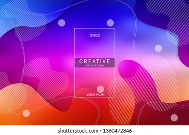 Colorful background. Liquid composition. designs for posters, leaflets, vector illustrations