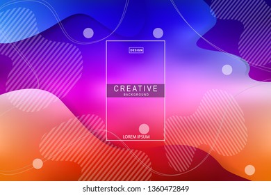 Colorful background. Liquid composition. designs for posters, leaflets, vector illustrations