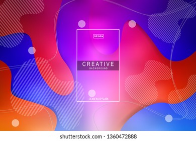 Colorful background. Liquid composition. designs for posters, leaflets, vector illustrations