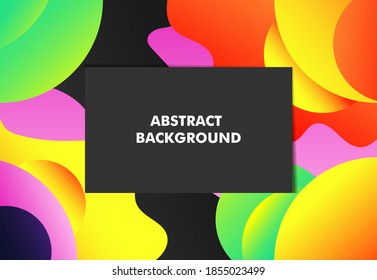 Colorful background with liquid design. Can be used in the poster, card, backdrop, banner, wallpaper and digital
