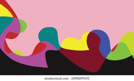 Colorful background liquid and fluid full color perfect for invitations, poster, cover, flyer, banner, templates, backgrounds and much more