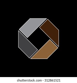Colorful background. Logo design. Stock vector Illustration Toolbox 