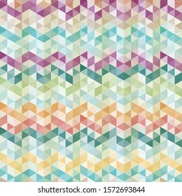 Colorful background made of blue, green, red triangles. Square composition with geometric shapes. Eps 10
