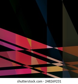 Colorful background made of various stripes. Design template for business brochures, flyers, posters and invitations. Vector