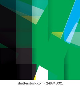 Colorful background made of various stripes. Design template for business brochures, flyers, posters and invitations. Vector