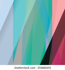 Colorful background made of various stripes. Design template for business brochures, flyers, posters and invitations. Vector