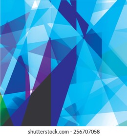 Colorful background made of various stripes. Design template for business brochures, flyers, posters and invitations. Vector