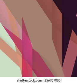 Colorful background made of various stripes. Design template for business brochures, flyers, posters and invitations. Vector