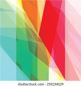 Colorful background made of various stripes. Design template for business brochures, flyers, posters and invitations. Vector