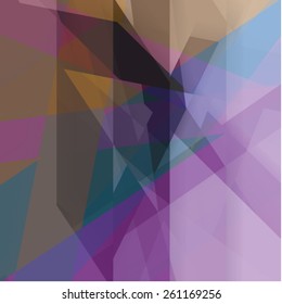 Colorful background made of various stripes. Design template for business brochures, flyers, posters and invitations. Vector
