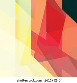 Colorful background made of various stripes. Design template for business brochures, flyers, posters and invitations. Vector