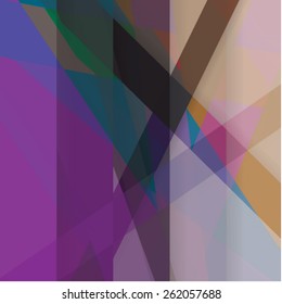 Colorful background made of various stripes. Design template for business brochures, flyers, posters and invitations. Vector