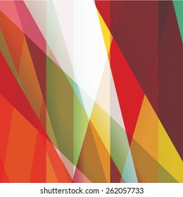 Colorful background made of various stripes. Design template for business brochures, flyers, posters and invitations. Vector