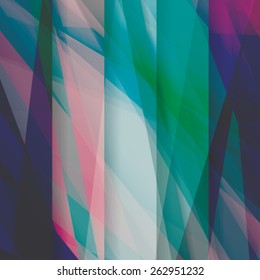 Colorful background made of various stripes. Design template for business brochures, flyers, posters and invitations. Vector