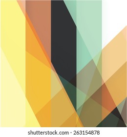 Colorful background made of various stripes. Design template for business brochures, flyers, posters and invitations. Vector
