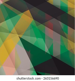 Colorful background made of various stripes. Design template for business brochures, flyers, posters and invitations. Vector