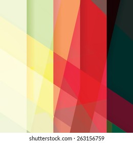 Colorful background made of various stripes. Design template for business brochures, flyers, posters and invitations. Vector