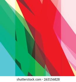 Colorful background made of various stripes. Design template for business brochures, flyers, posters and invitations. Vector
