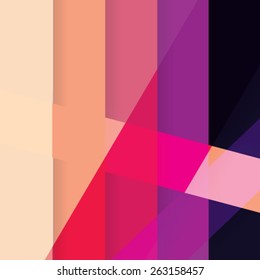 Colorful background made of various stripes. Design template for business brochures, flyers, posters and invitations. Vector