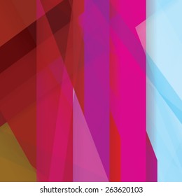 Colorful background made of various stripes. Design template for business brochures, flyers, posters and invitations. Vector