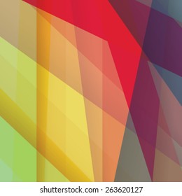 Colorful background made of various stripes. Design template for business brochures, flyers, posters and invitations. Vector