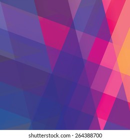 Colorful background made of various stripes. Design template for business brochures, flyers, posters and invitations. Vector