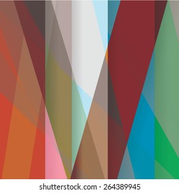 Colorful background made of various stripes. Design template for business brochures, flyers, posters and invitations. Vector