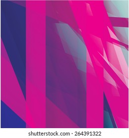 Colorful background made of various stripes. Design template for business brochures, flyers, posters and invitations. Vector
