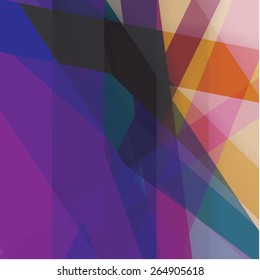 Colorful background made of various stripes. Design template for business brochures, flyers, posters and invitations. Vector