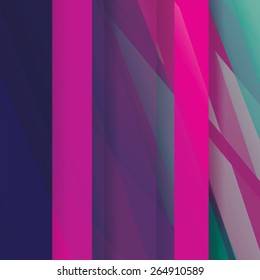 Colorful background made of various stripes. Design template for business brochures, flyers, posters and invitations. Vector