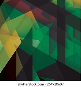 Colorful background made of various stripes. Design template for business brochures, flyers, posters and invitations. Vector