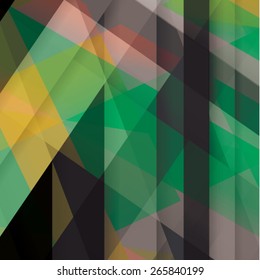 Colorful background made of various stripes. Design template for business brochures, flyers, posters and invitations. Vector