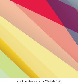 Colorful background made of various stripes. Design template for business brochures, flyers, posters and invitations. Vector