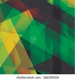 Colorful background made of various stripes. Design template for business brochures, flyers, posters and invitations. Vector